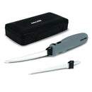 Kalorik® Cordless Electric Carving Knife plus Fish Fillet Blade and case EM 51426 BK - Refurbished
