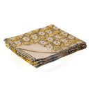 Taj Hotel 50" x 70" Kantha Cotton Abstract Throw Blanket with Embroidery