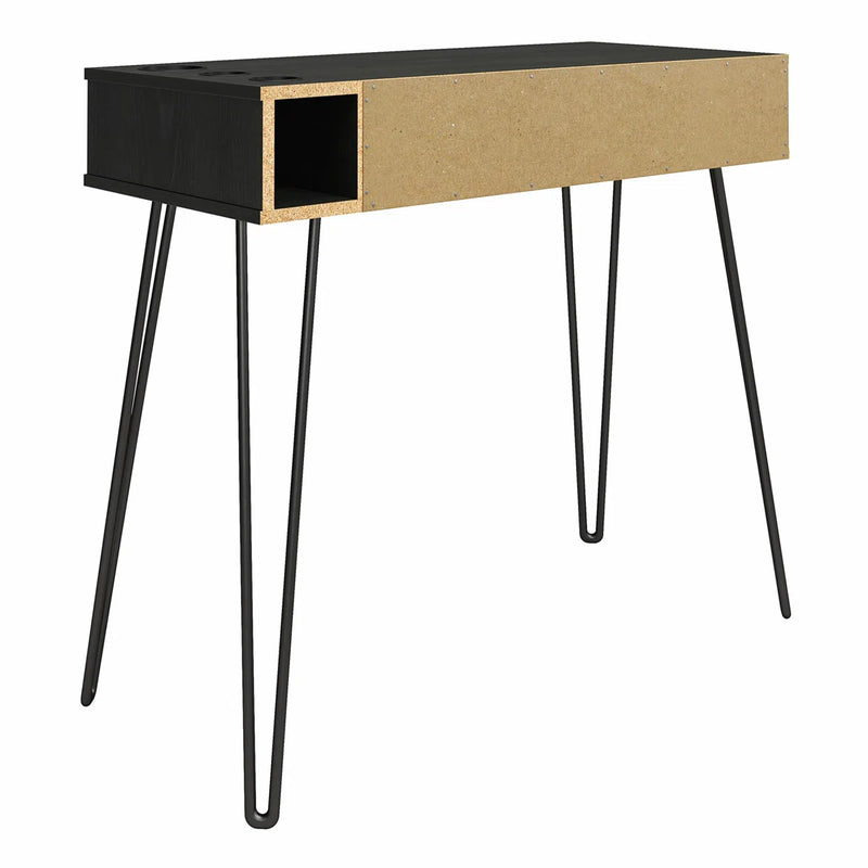 Novogratz Kimberly At Home Vanity with Drawers in Black Oak MCCE2159 - Refurbished