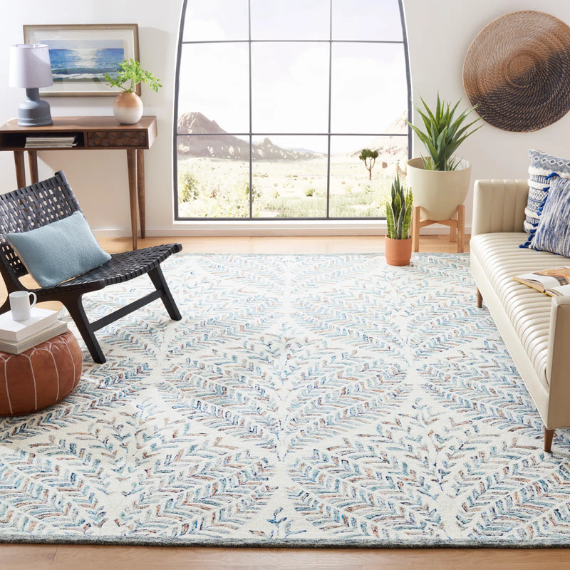 Safavieh 9' x 12' Capri Classic Floral Rug CPR208A-9 - Like New