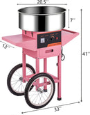 Garvee Electric Cotton Candy Machine with Cart
