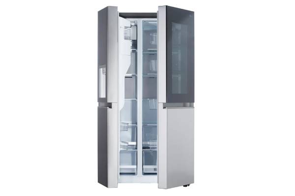 LG 36 inch 27 cu Side by Side Fridge with InstaView LRSOS2706S - Scratch & Dent