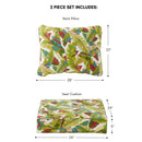 Beachcrest Home Lester Outdoor Deep Seat Chair Cushion C001411336 - Like New