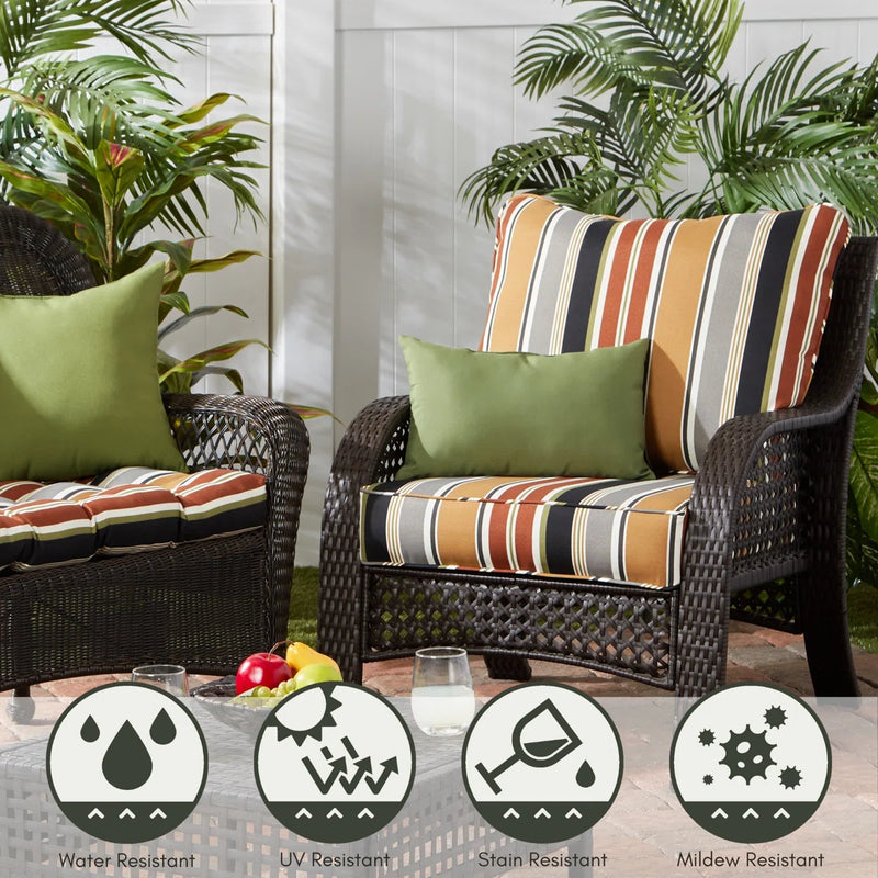 Beachcrest Home Lester Outdoor Deep Seat Chair Cushion C001411336-S - Like New