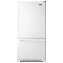 Réfrigérateur Maytag 30 pouces 19 pi³ à congélateur inférieur MBB1957FEW - Rayures et bosses 