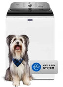 Maytag 5.4 cu Pet Pro Top Load Washer MVW6500MW - Floor Model