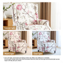 Alcott Hill Beige Floral Standard Push Back Recliner