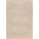 The Twillery Co. 7'10" x 10'2" Geometric Tan Indoor/Outdoor Area Rug C008665538 - Like New