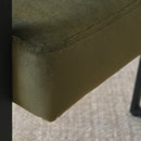 Mia Green Velvet Upholstered Armchair (set of 2)