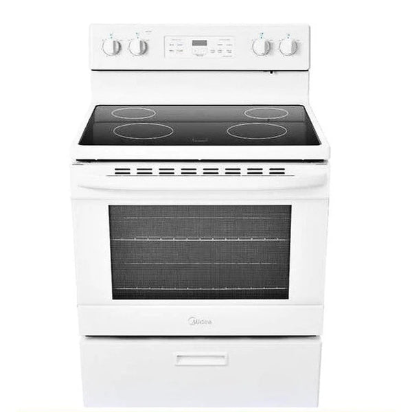 Midea 30" 5.1 cu Glass Top Range MER30B12AWWC - Refurbished