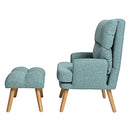 George Oliver Modern Accent Chair with Ottoman Set