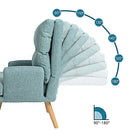 George Oliver Modern Accent Chair with Ottoman Set