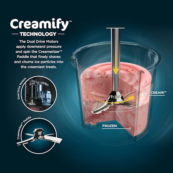 Ninja® CREAMi® 7-in-1 Ice Cream Maker NC301CWH  - Refurbished
