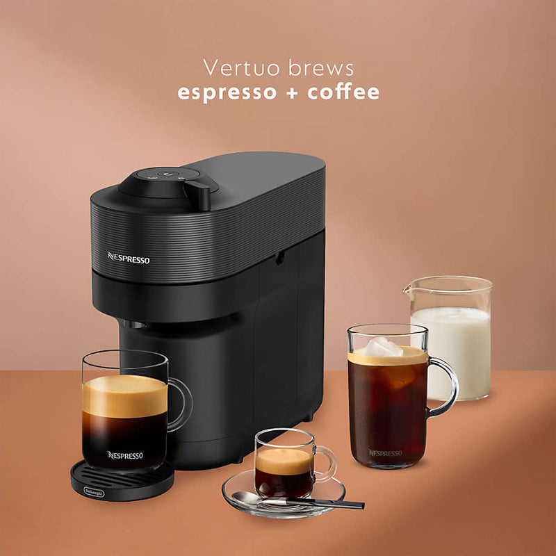 Nespresso Vertuo Pop+ Coffee & Espresso Machine by De'Longhi ENV92BCA - Refurbished
