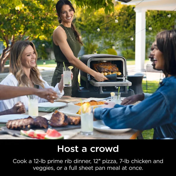 Ninja Woodfire™ 8-in-1 Outdoor Oven OO101LWC - Refurbished