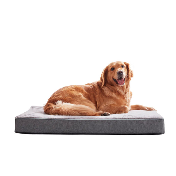 Tucker Murphy Pet™ Extra Large Anti-Anxiety Orthopedic Memory Foam Dog/Cat Bed in Grey C010423484 - Refurbished