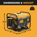 Firman Power Equipment Gas Portable Generator 1500W Recoil Start with CO Alert P01204 - Refurbished