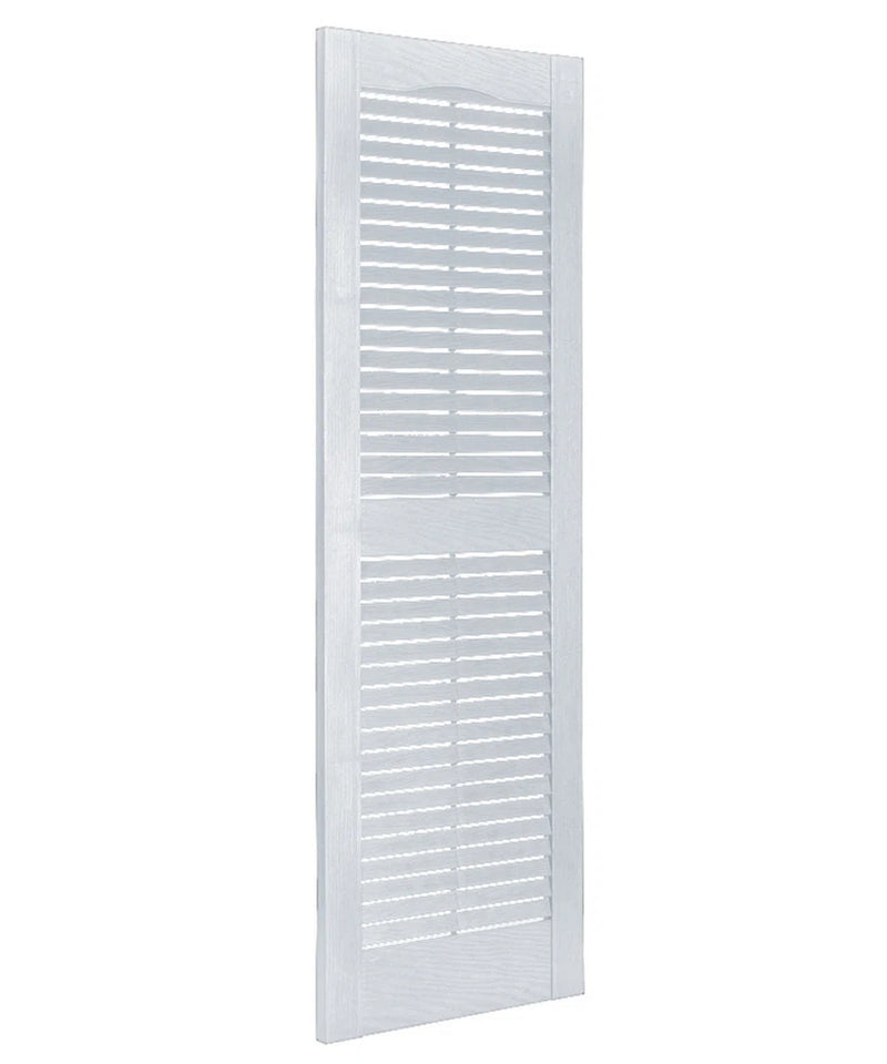 Perfect Shutters, inc. Premier Louvre 35" x 15" Paintable Exterior Shutters (Set of 2) PSIN1033-35 - Like New