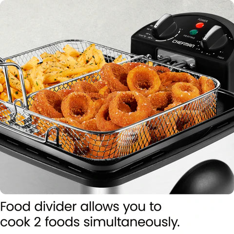 Chefman xl 4.5L Deep Fryer RJ07-45-SS-CA - Refurbished