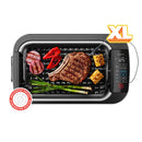 AccuGrill Smokeless Indoor Grill with Thermometer Probe RJ23-SG-PL-CA - Refurbished