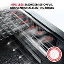 AccuGrill Smokeless Indoor Grill with Thermometer Probe RJ23-SG-PL-CA - Refurbished