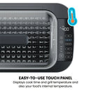 AccuGrill Smokeless Indoor Grill with Thermometer Probe RJ23-SG-PL-CA - Refurbished