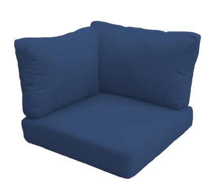 Wade Logan Babram Outdoor 6'' Replacement Corner Cushion Cover (Set of 2) C001874270 - Like New