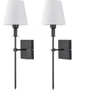 Latitude Run® Rechargeable Battery Operated Wall Sconces, Set Of 2 With Wireless Remote