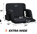 Sportneer 24" Wide Stadium Seats with Warming Function