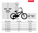 Huffy Rock It 18" Boys Bike with Training Wheels