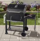 Expert Grill 24" Heavy Duty Charcoal Grill with Wheels