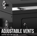 Expert Grill 24" Heavy Duty Charcoal Grill with Wheels