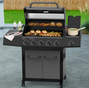 Expert Grill 5-Burner Gas BBQ Grill with Side Burner