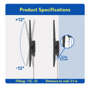 Onn 19" - 50" Tilting TV Wall Mount, UL Listed