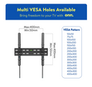 Onn 19" - 50" Tilting TV Wall Mount, UL Listed