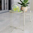 Mainstays Steel Outdoor Tray Top Side Table