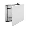 Mainstays White 6 Foot Fold-in-Half Plastic Table