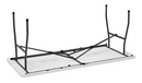 Mainstays White 6 Foot Fold-in-Half Plastic Table