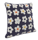 Hometrends Day Dreamer Daisies Outdoor Patio Seat Toss Cushion 16 in. x 16 in.