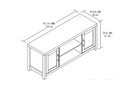 Hometrends Farmhouse TV Stand