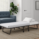 Signature Sleep Folding Metal Guest Bed with 5 Inch Floral Mattress