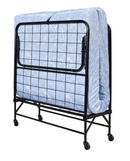 Signature Sleep Folding Metal Guest Bed with 5 Inch Floral Mattress
