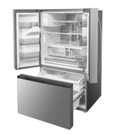 Midea 28.9 Cu. Ft. French Door Refrigerator with AutoFill Ice & Water Dispenser - MRF29D9BST Scratch & Dent