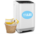 Nictemaw XQB60-818-R Portable Washer – 17.8 lb Capacity Full Automatic Washing Machine