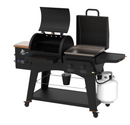 Pit Boss Charleston 1020 Sq in Pellet Grill/Gas Griddle Combo – Onyx Series