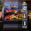 Pit Boss Charleston 1020 Sq in Pellet Grill/Gas Griddle Combo – Onyx Series