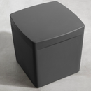 South Shore Dalya Square Outdoor Side Table in Dark Gray