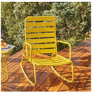 Novogratz Poolside Gossip Collection Roberta Rocking Chair - Yellow