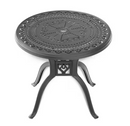 Willit 31.5 in Cast Aluminum Patio Dining Round Table