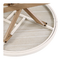 Better Homes & Gardens Paige Steel Outdoor Chat Table, White
